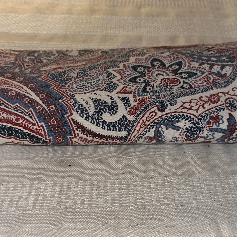Round 60 inch table cloth . Paisley Patterned Fabric